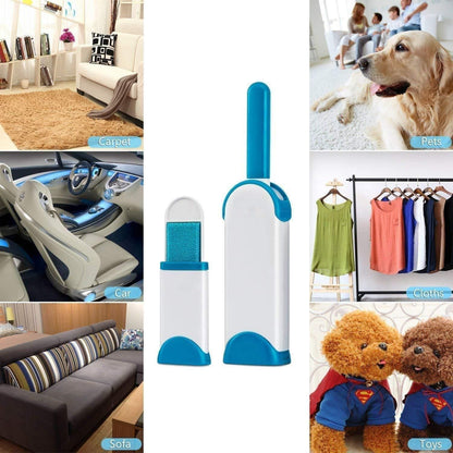 Pet Fur and Lint Remover Multi-Purpose Double Sided Self-Cleaning Brushes