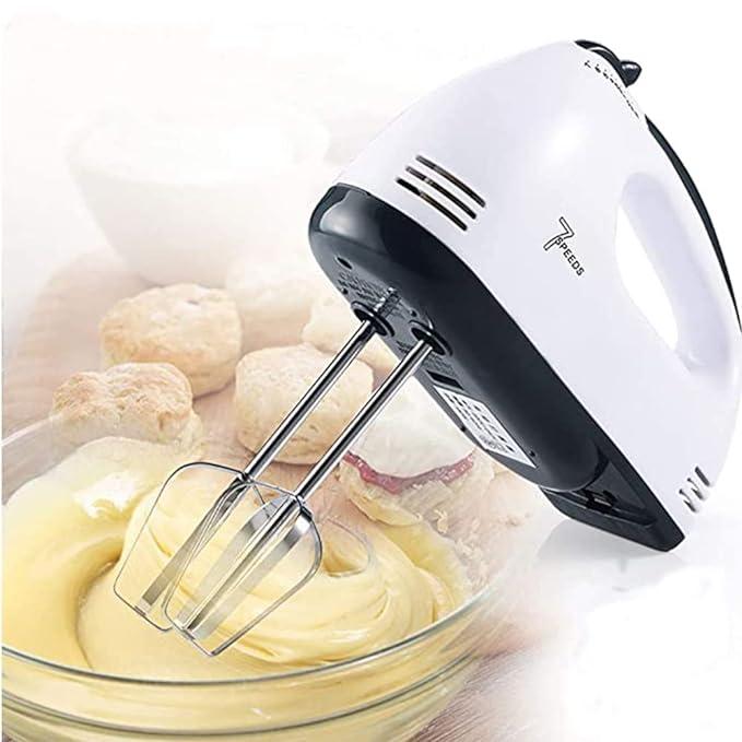 Hand Mixer and Hand Blender Variable 7, 260 Watt Stainless Steel (White)