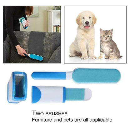 Pet Fur and Lint Remover Multi-Purpose Double Sided Self-Cleaning Brushes